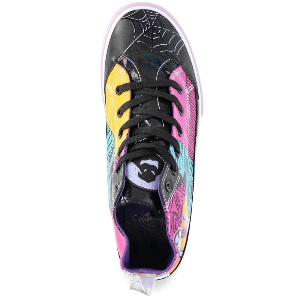 The Nightmare Before Christmas High Top Black Pink Women's Disney Sneakers SZ 9